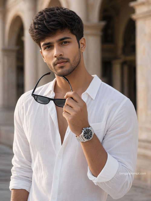 Asthetic Boys – handsome young man with short neat dark