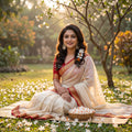 Bengali Woman Saree Gemini Prompt 2026 — Shiuli Flowers