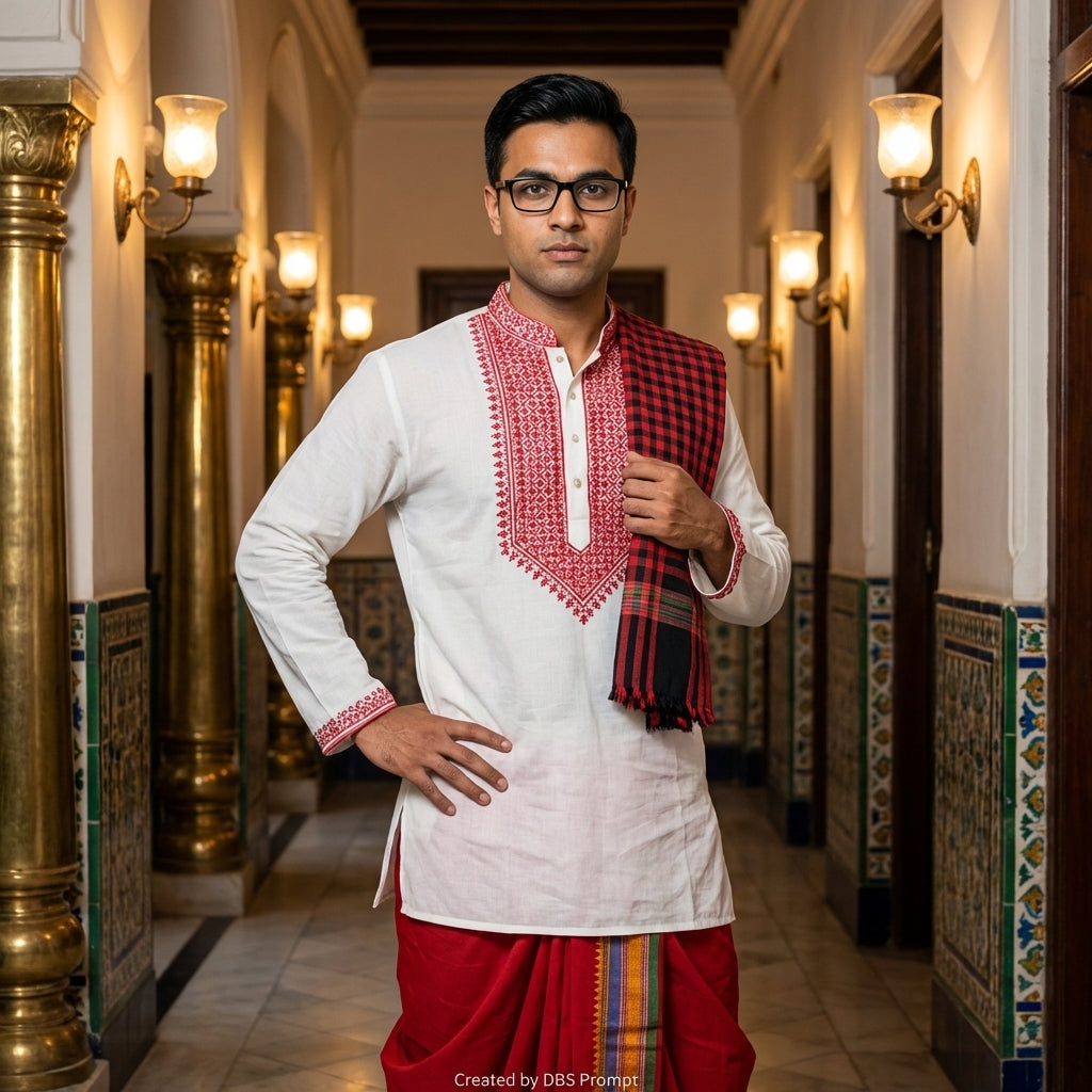Bengali Man Dhuti Panjabi Gemini Image Prompt 2026