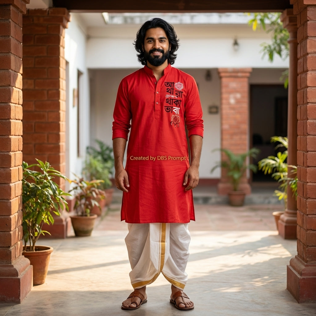 Bengali Man Studio Fashion Gemini Image Prompt 2026