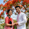 Bengali Girl Saree Krishnachura Gemini Prompt 2026