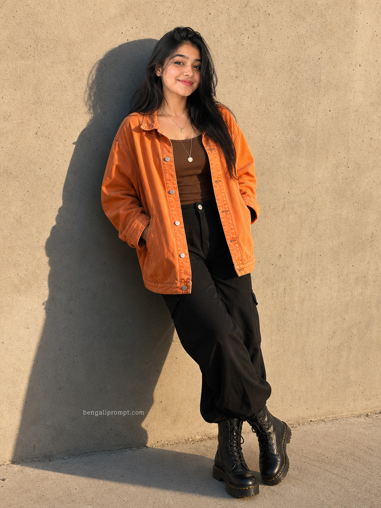 Trending Girls – person leaning back against a plain concrete