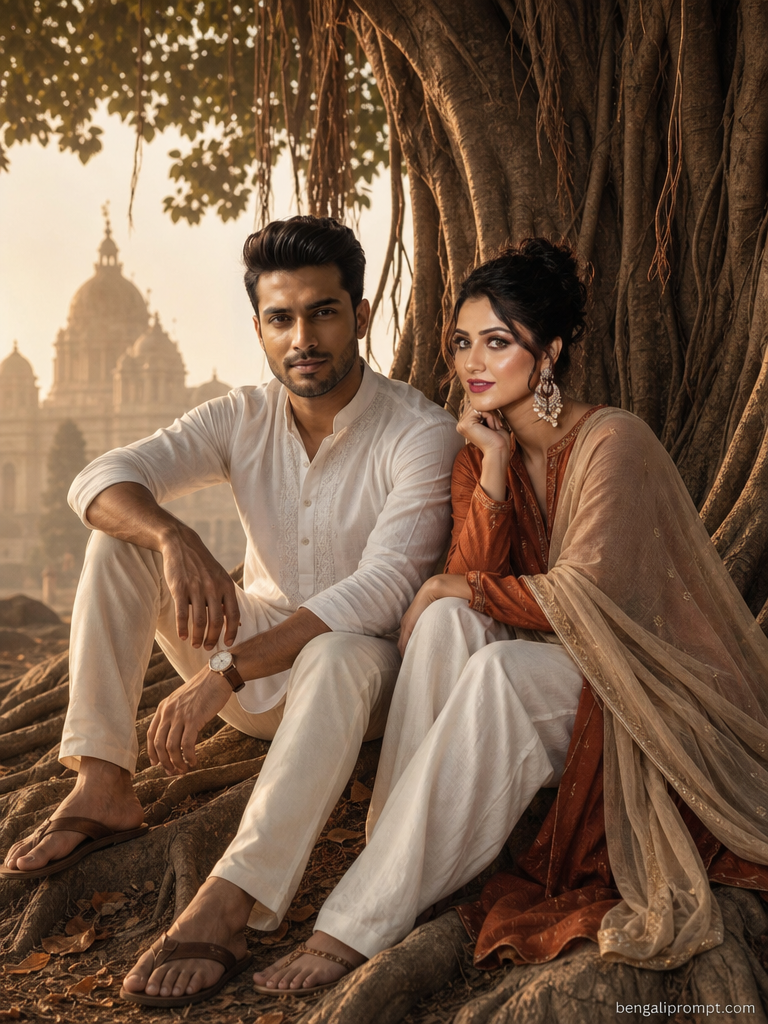Best Retro Style Couple – man and woman sitting together on the