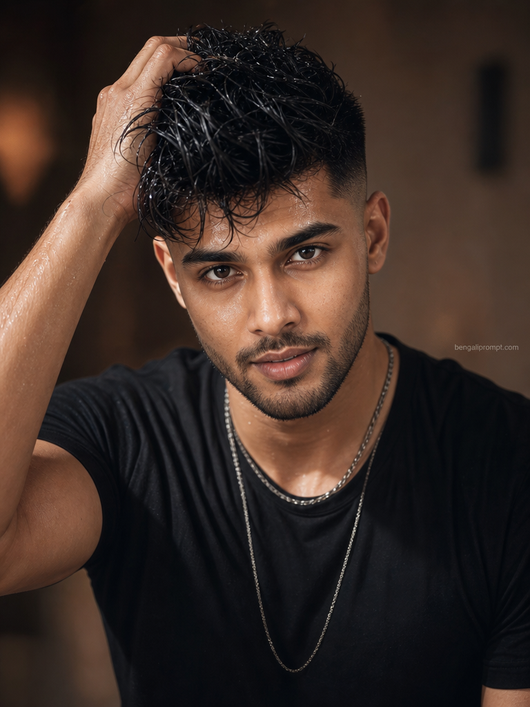 Intagram / Fb / Watsapp DP - Boys – Create a cinematic close-up portrait of the