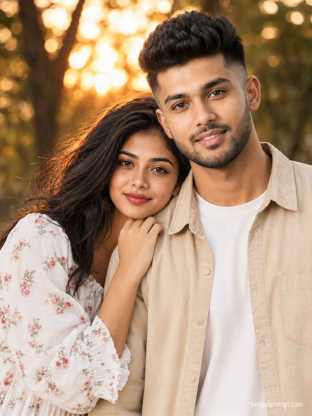 Romantic Couple Prompt – close-up of a couple