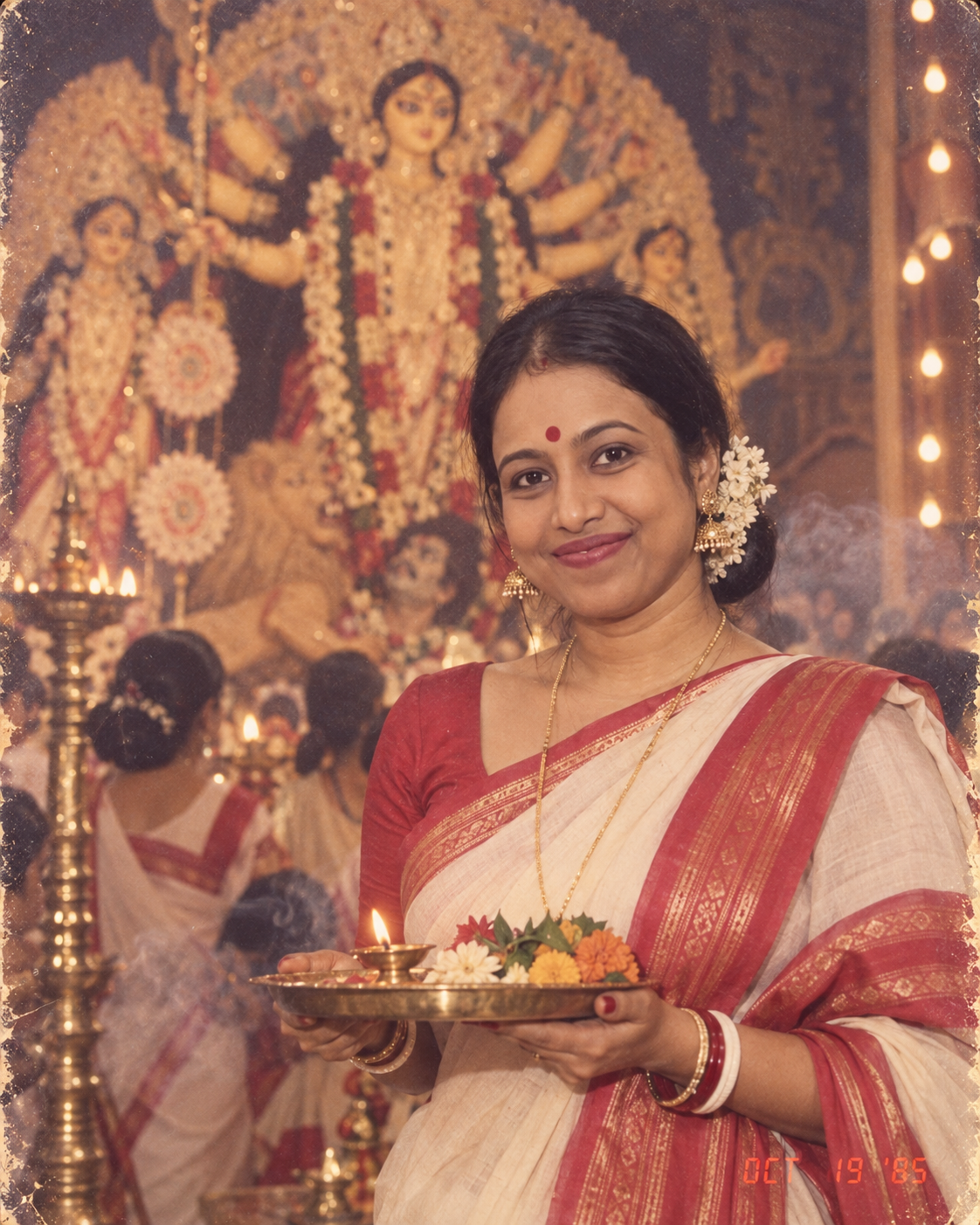 Bengali Puja Woman 1985